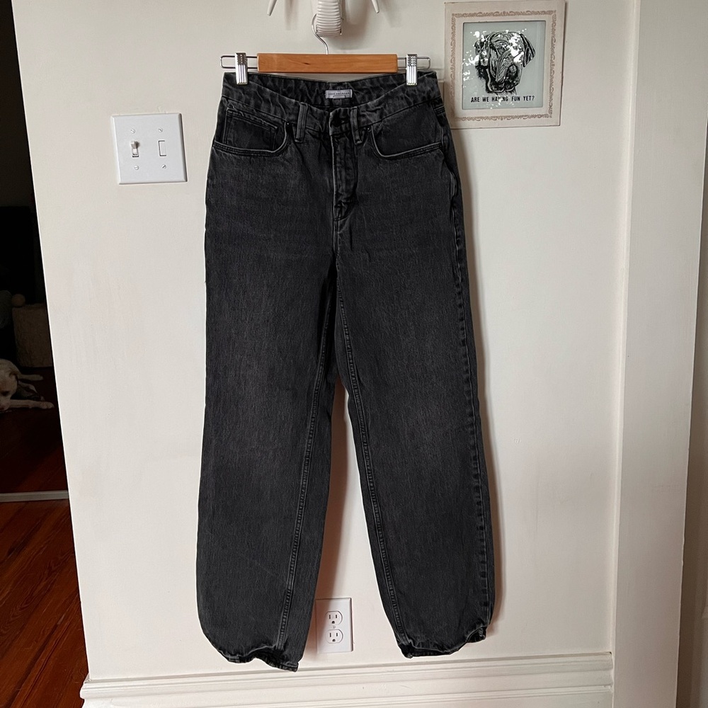 [good american] good 90’s black jean size 26